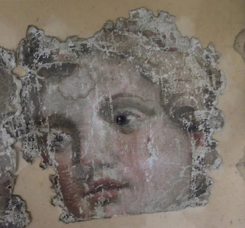 Giuseppe Teosa-104-Testa d'angelo girata verso sinistra - Pinacoteca Repossi. Chiari, Brescia